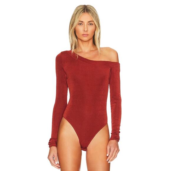 Free People Intimately Womens Long Sleeve That's Hot Bodysuit Large Street Style - Picture 1 of 11